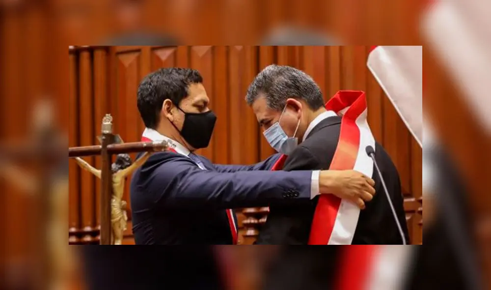 Manuel Merino se juramentó como presidente de Perú el 10 de noviembre. Foto: AFP