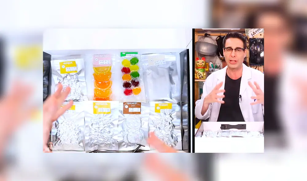 El youtuber del canal 'Curiosidades con Mike' mostró cómo luce la comida de astronauta.