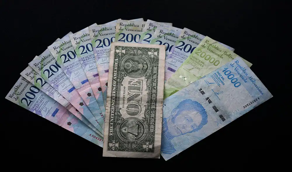 Precio del dólar en Venezuela, según página Dolar Today. Foto: AFP Precio del dólar en Venezuela, según página Dolar Today. Foto: AFP