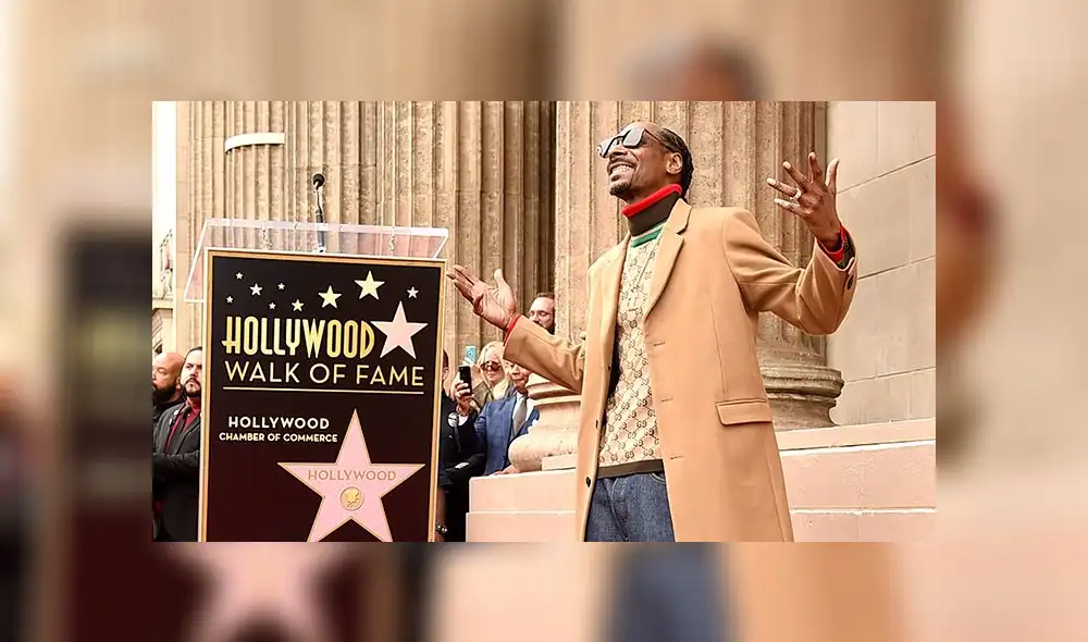 Rapero Snoop Dogg ya tiene su estrella de Hollywood y lo celebró a su fiel estilo [VIDEO]