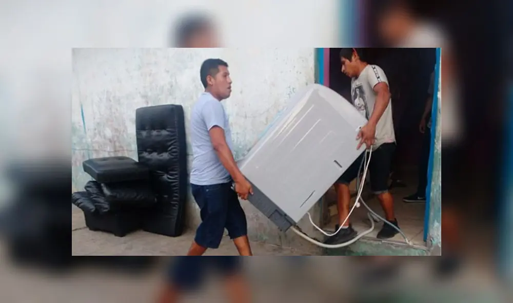 Mujer estaba a punto de llevarse una lavadora, equipo de sonido, televisor, juego de dormitorio, cocina y dinero en efectivo, todo valorizado en más de 15 mil soles. (Foto: Municipalidad de Independencia)