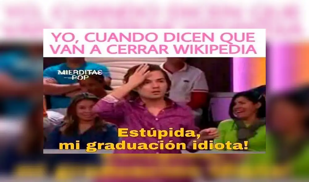 Facebook: Wikipedia sufre caída mundial y usuarios aprovechan en crear crueles memes [FOTOS]