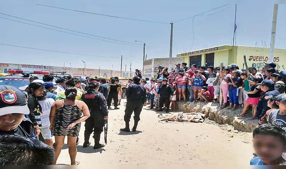 Crimen. Sicarios a bordo de una moto persiguieron a sus víctimas y las acribillaron a balazos en la Urb. Los Olivos-Sullana.