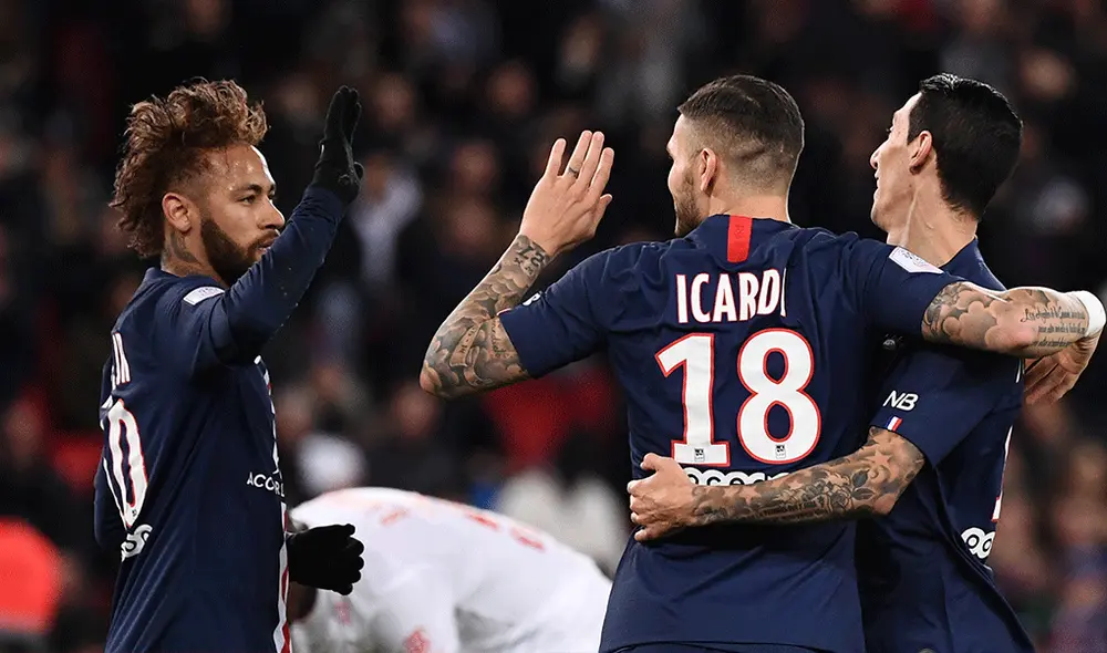 Mauro Icardi marcó el primer tanto para el PSG. (Créditos: AFP) Mauro Icardi marcó el primer tanto para el PSG. (Créditos: AFP)
