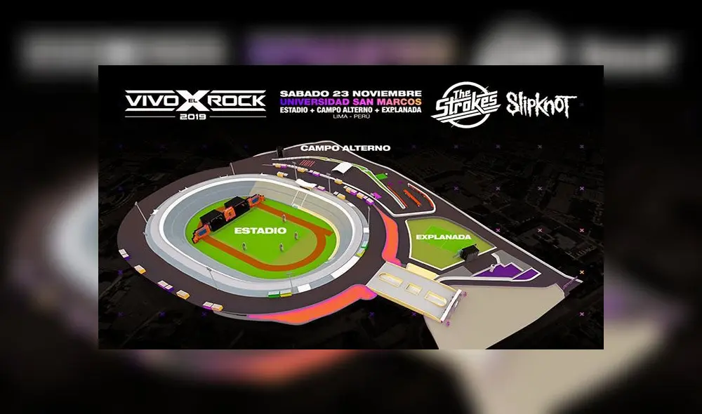 Vivo X El Rock: Conoce los horarios oficiales y hora de inicio del festival [FOTOS]