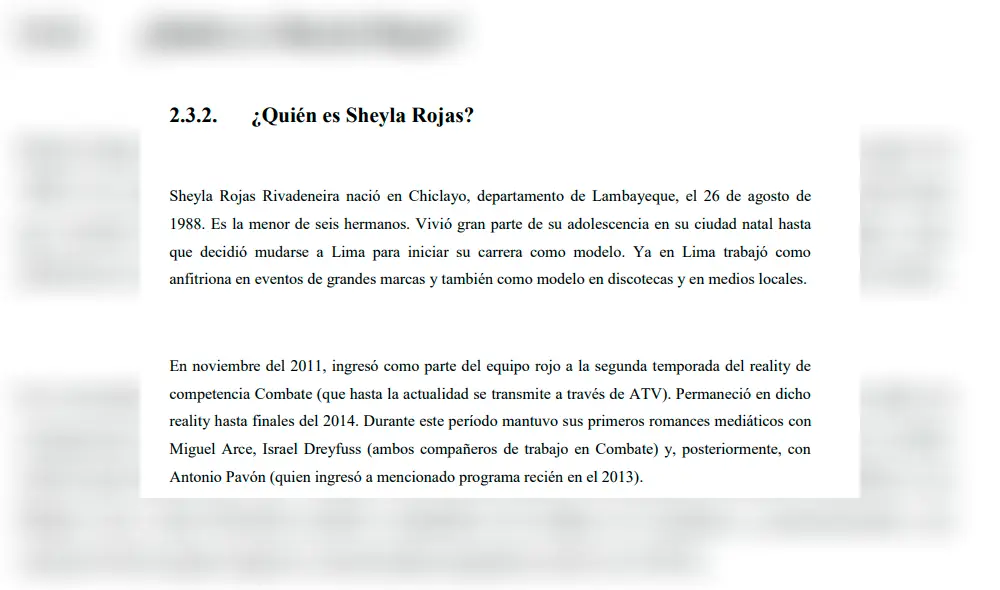 Vía Facebook: estudiante de la UPC obtuvo título con tesis de Sheyla Rojas y Antonio Pavón [FOTOS]