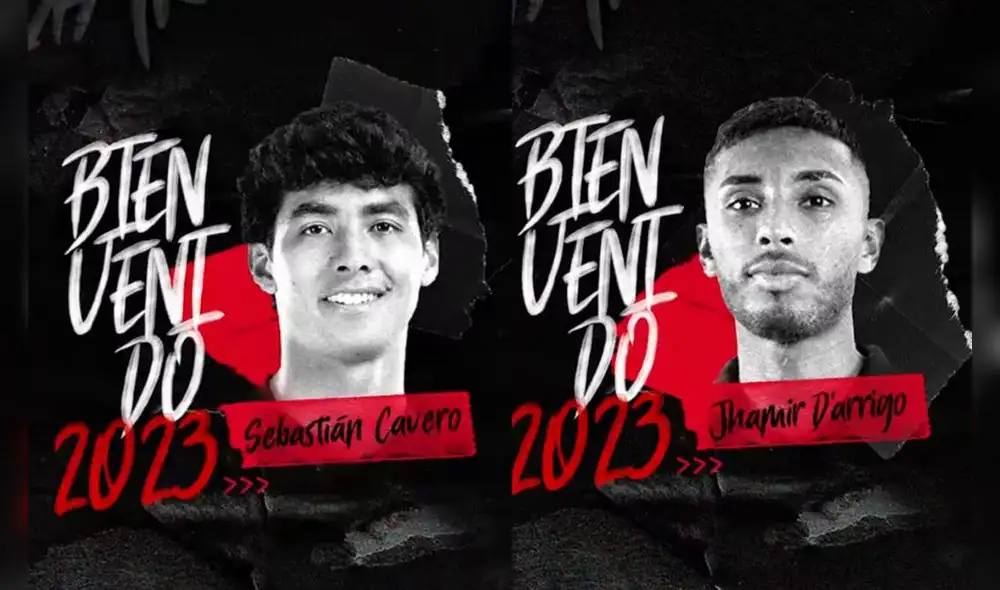 Arequipa. club arequipeño presentó hoy a los dos refuerzos del 2023. Foto FBC Melgar