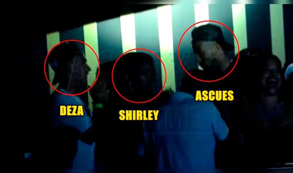 Jean Deza y Carlos Ascues son captados en fiesta por "Magaly tv, la firme" Jean Deza y Carlos Ascues son captados en fiesta por "Magaly tv, la firme"