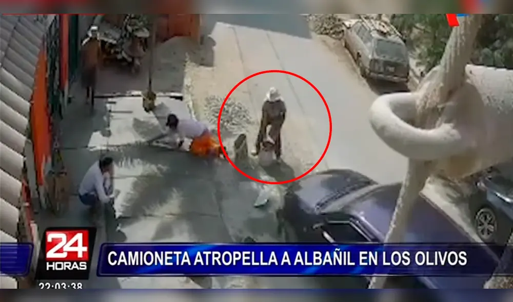 Los Olivos: albañil queda grave luego de ser atropellado por conductor ebrio [VIDEO]