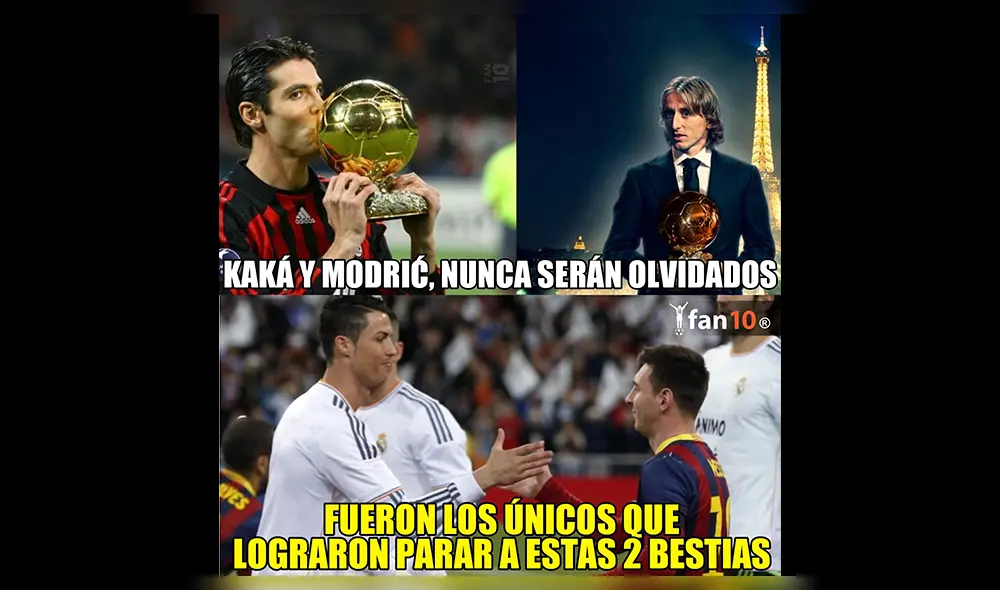 Modric ganó el Balón de Oro desplazando a Cristiano y Messi, y salieron los divertidos memes [FOTO]