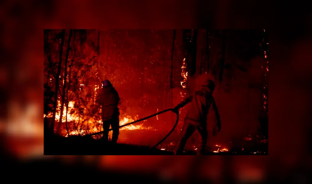 El incendio peor registrado en muchas décadas. (FOTO: Twitter)