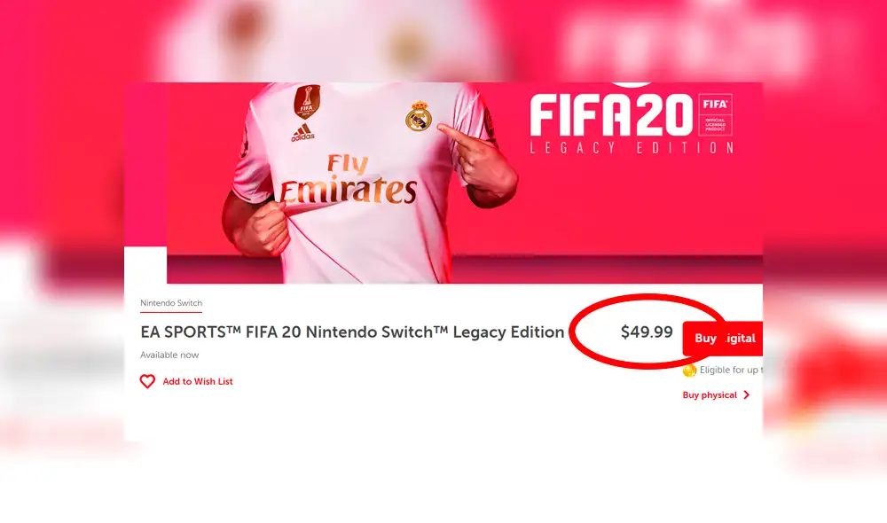 Pero no en la tienda Nintendo Switch, donde el juego ya estuvo rebajado durante julio. Imagen: Eshop. Pero no en la tienda Nintendo Switch, donde el juego ya estuvo rebajado durante julio. Imagen: Eshop.