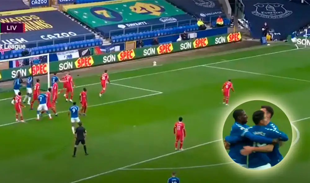 James Rodríguez sumó otra asistencia de gol en la Premier League con el Everton. Foto: Captura ESPN 2. James Rodríguez sumó otra asistencia de gol en la Premier League con el Everton. Foto: Captura ESPN 2.