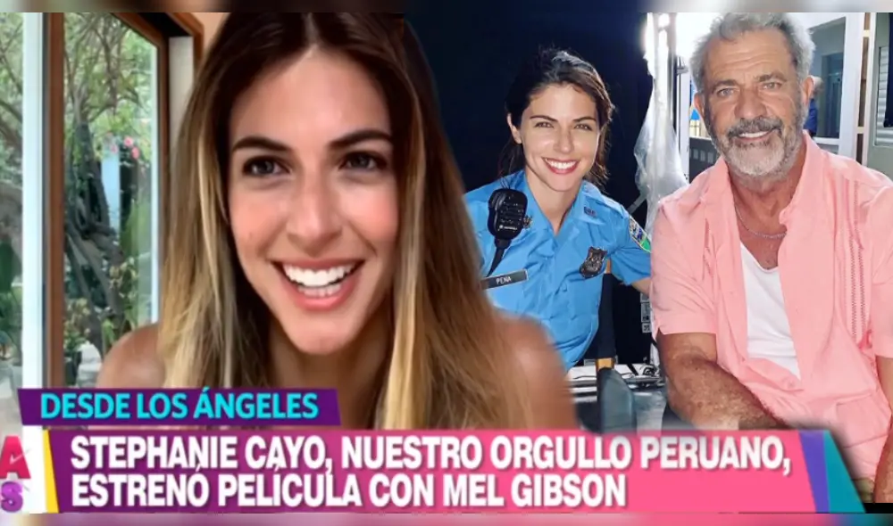 Stephanie Cayo se emociona al hablar de su trabajo con Mel Gibson y revela que siempre soñó en grande Stephanie Cayo se emociona al hablar de su trabajo con Mel Gibson y revela que siempre soñó en grande
