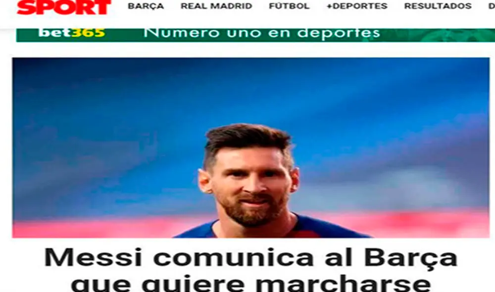 La noticia de Lionel Messi y su deseo de no seguir en Barcelona remeció el mundo. (FOTO: ).