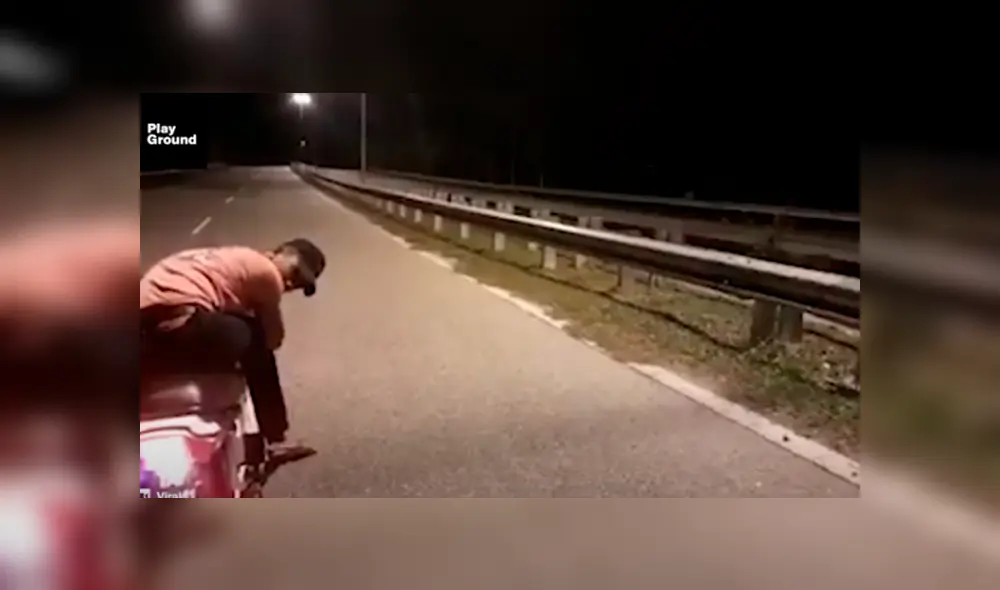 Vía Facebook: difunden la segunda versión del 'video viral de la moto' y usuarios quedan impactados [VIDEO]