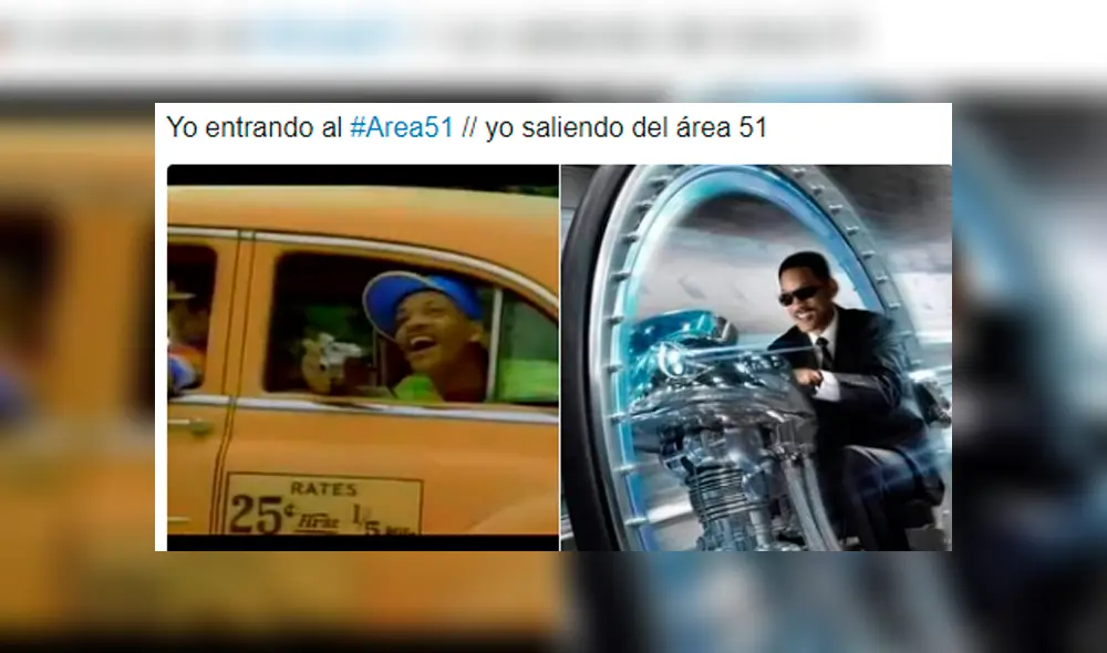 Desliza las imágenes para ver los mejores memes de la invasión del ‘Área 51’. Foto: Facebook/Twitter