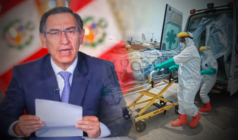 Vizcarra anuncia primer caso de infección por coronavirus. Composición: Gerson Cardoso/La República. Vizcarra anuncia primer caso de infección por coronavirus. Composición: Gerson Cardoso/La República.