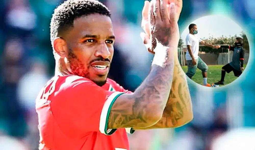 Jefferson Farfán respondió a las críticas que recibió tras unas fotos con niños de la ONG "La casa de Alejita". (FOTO: Lokomotiv Moscú/Composición La República).