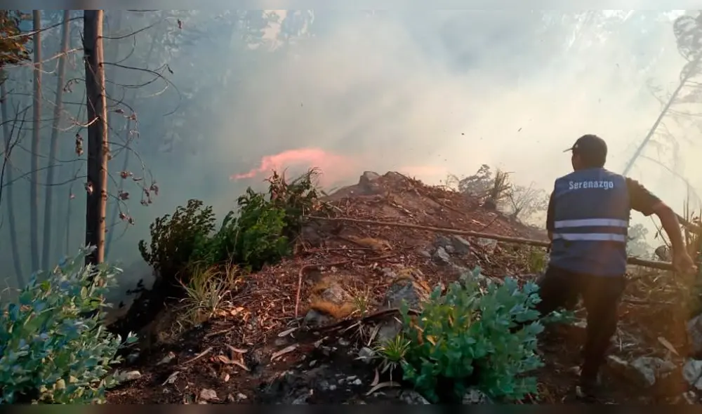 Incendios forestales en Cajamarca