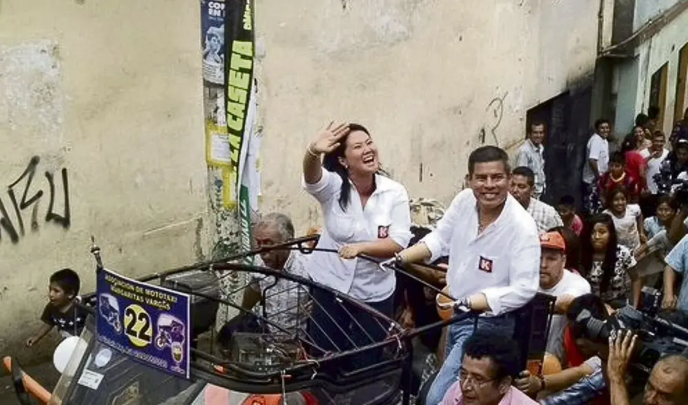 Plancha. Keiko, Galarreta y Juárez es la nueva fórmula con que la hija de Alberto Fujimori vuelve a intentar llegar a Palacio. Foto: difusión