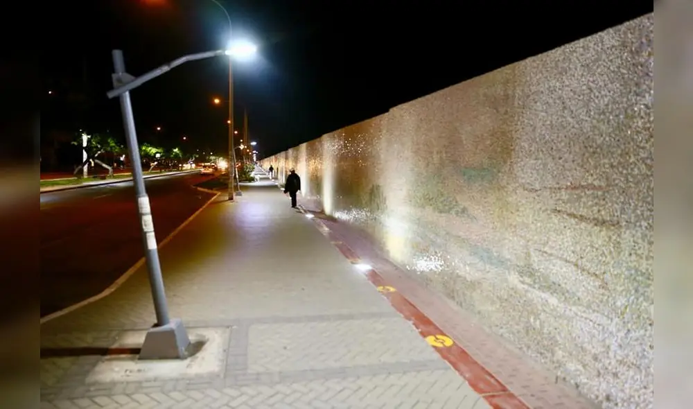 Mural de la UNT cuenta con un área de 3000 m2 y compuesto por 30 millones de piezas de mosaico. Foto: Prensa MPT