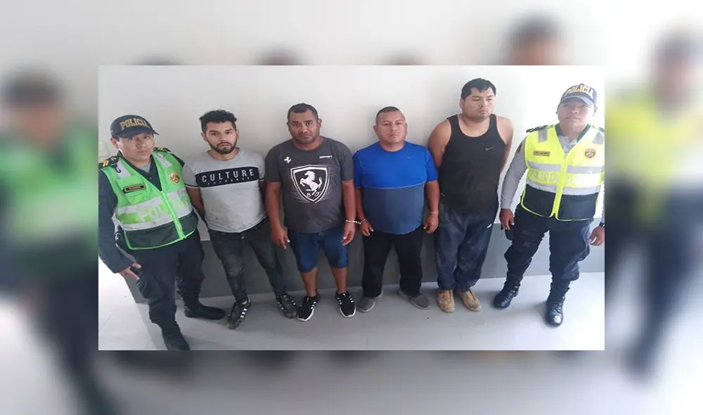 Los policías interceptaron a los delincuentes cuando se disponían a salir de Yauca rumbo a la carretera Panamericana Sur. Los policías interceptaron a los delincuentes cuando se disponían a salir de Yauca rumbo a la carretera Panamericana Sur.