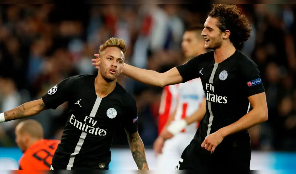 PSG goleó 6-1 a Estrella Roja con hat-trick de Neymar por la Champions [RESUMEN]