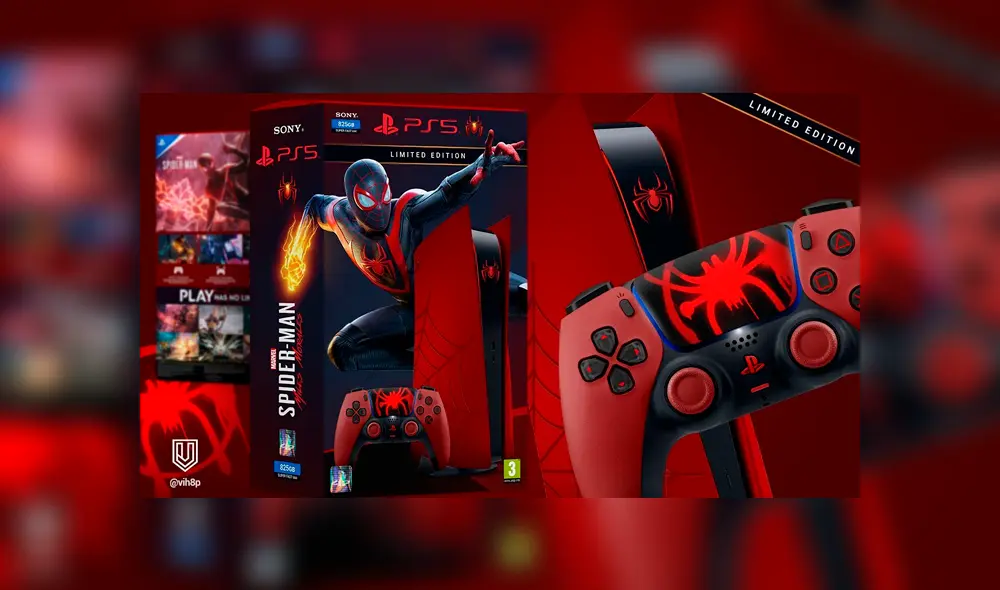 Miles de fans de Spider-Man se han emocionado con este diseño. Foto: @vih8p / Twitter.