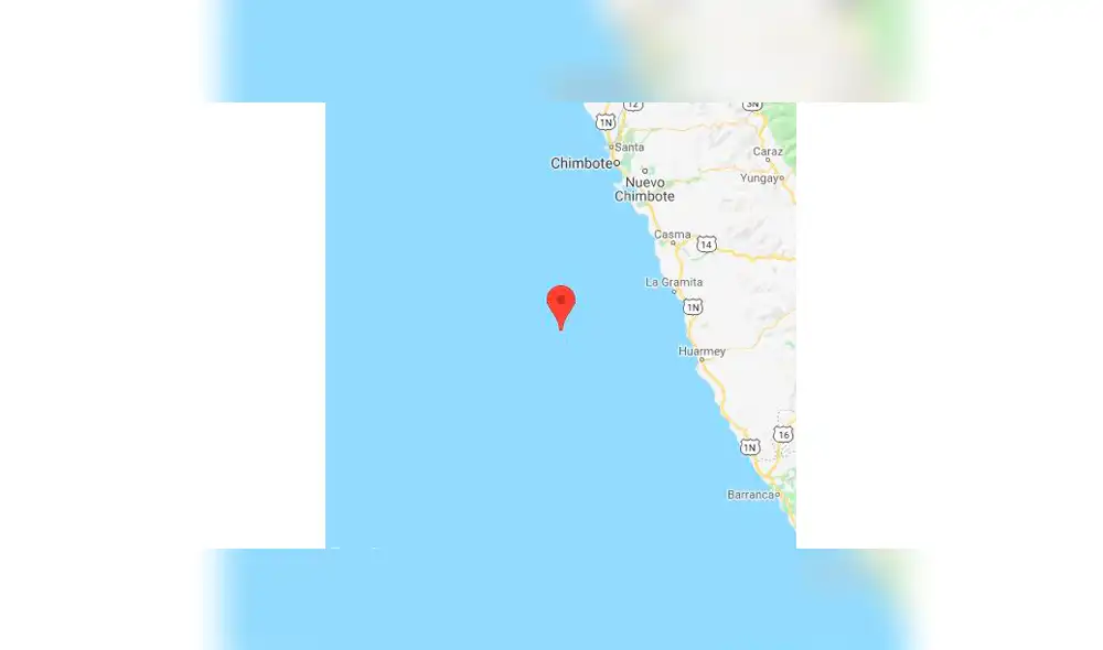 Fuerte sismo de 5.5 grados en Huarmey se sintió en Lima