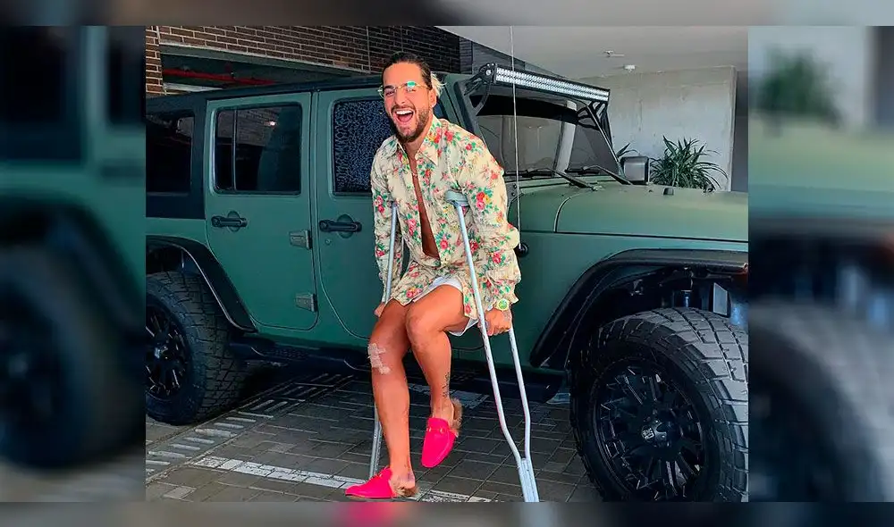 Maluma llegó al Super Bowl 2019 y compartió su emoción en redes sociales [VIDEO]