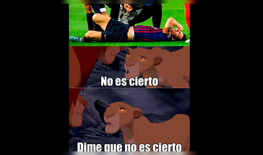 Facebook: lesión de Lionel Messi desató curiosos memes en las redes [FOTOS]