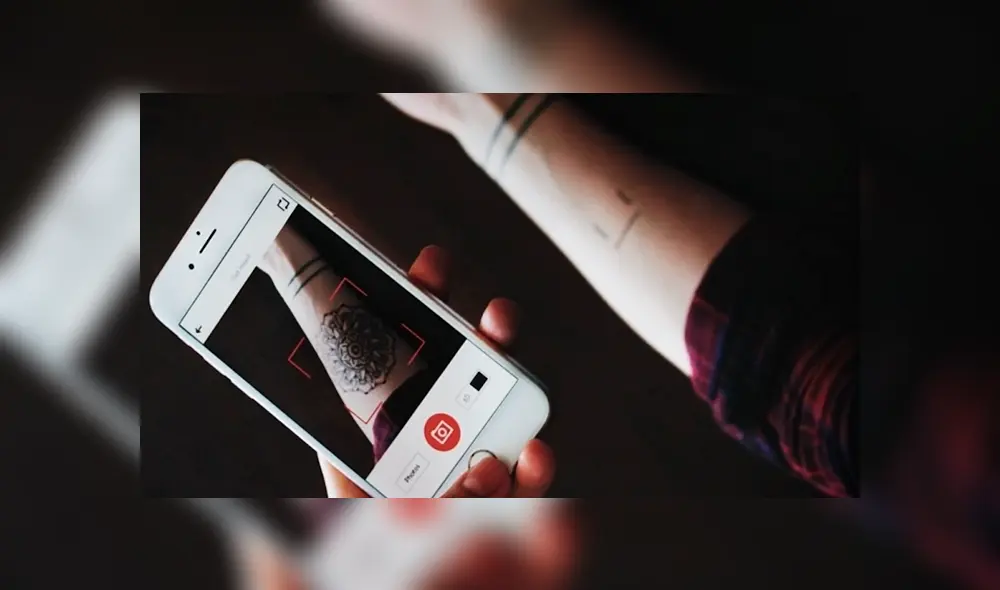 Inkhunter, la app para smartphones iPhone y Android que te permite ver cómo se vería un tatuaje en tu piel. Foto: Inkhunter.