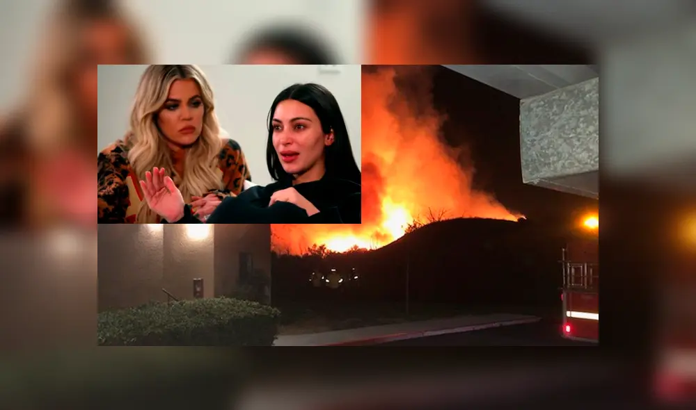 Kim y Khloé devastadas porque incendio destruyó la mansión de Caitlyn Jenner [VIDEOS y FOTOS]