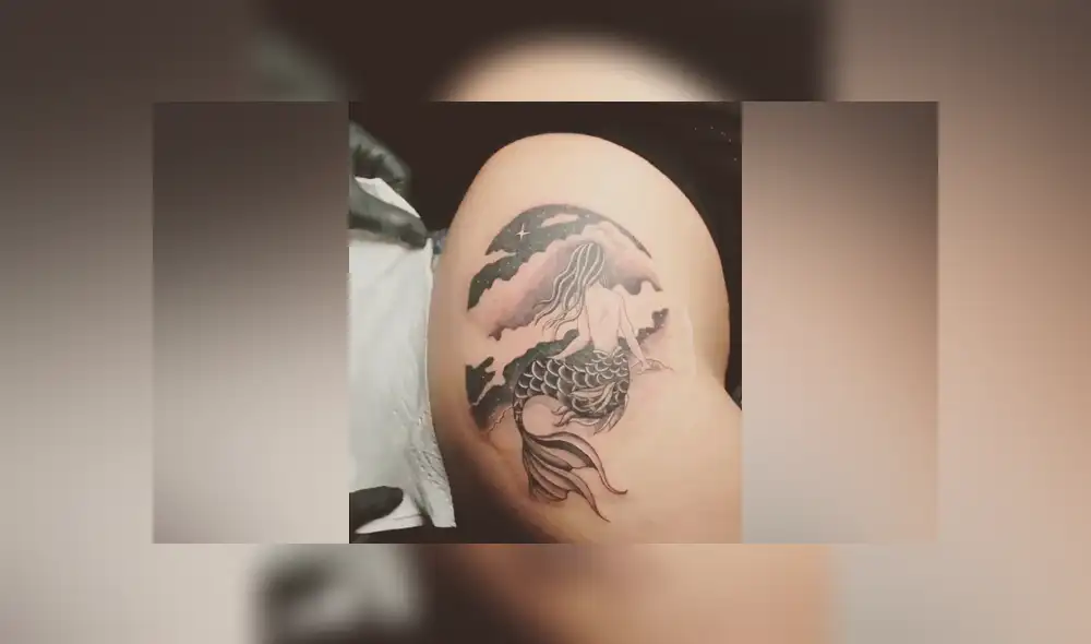 Desliza hacia la izquierda para ver el tatuaje de sirena que se volvió viral en YouTube. Desliza hacia la izquierda para ver el tatuaje de sirena que se volvió viral en YouTube.