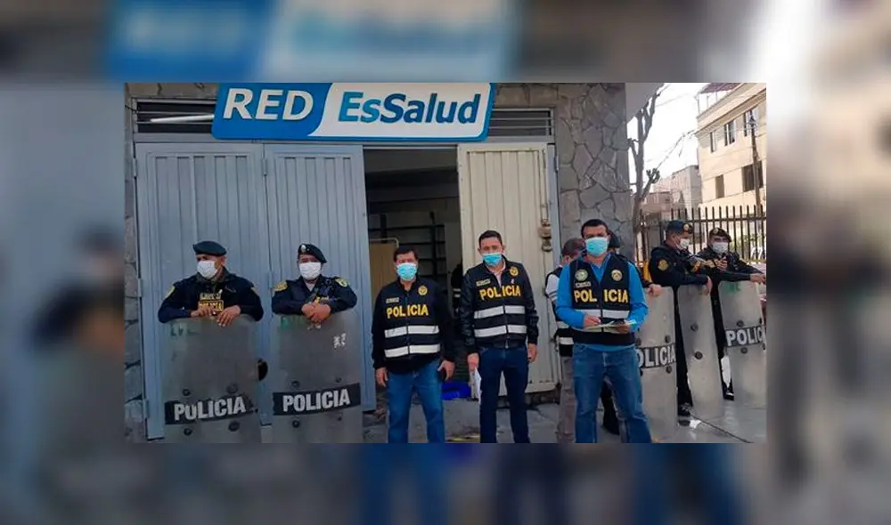 Establecimiento realizaba pruebas de descarte sin la autorización correspondiente. Foto: PNP. Establecimiento realizaba pruebas de descarte sin la autorización correspondiente. Foto: PNP.