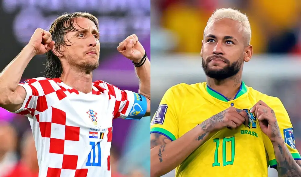 Modric y Neymar intentarán ser las figuras de sus equipos en los cuartos de final. Foto: Composición LR/AFP Modric y Neymar intentarán ser las figuras de sus equipos en los cuartos de final. Foto: Composición LR/AFP