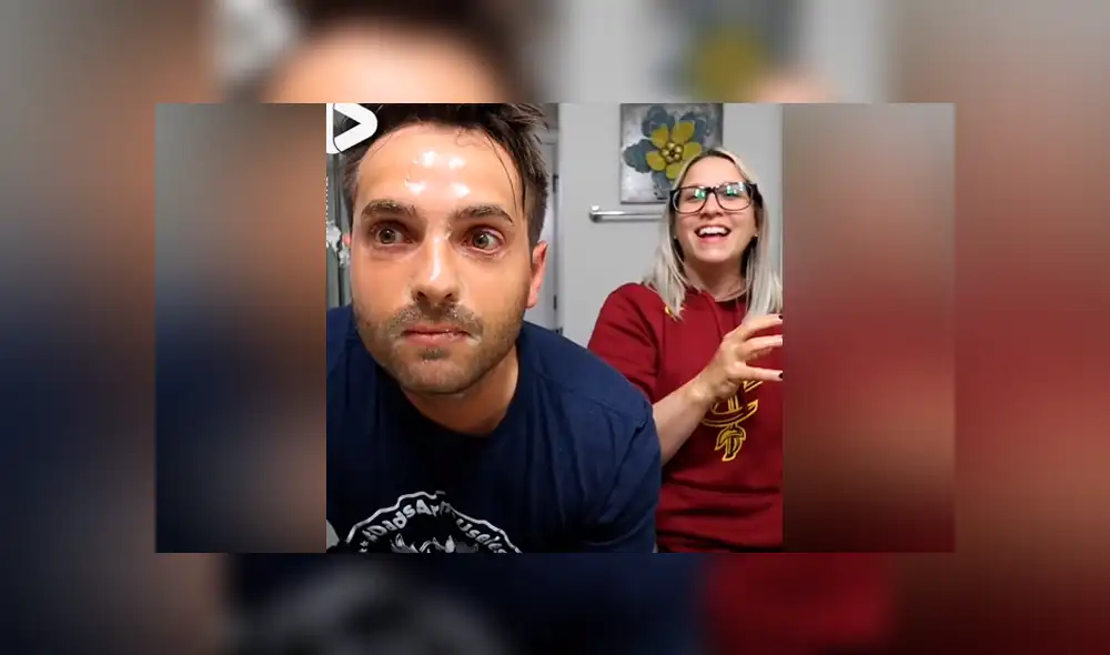 Desliza para ver las imágenes más divertidas del video que se hizo viral en Facebook.