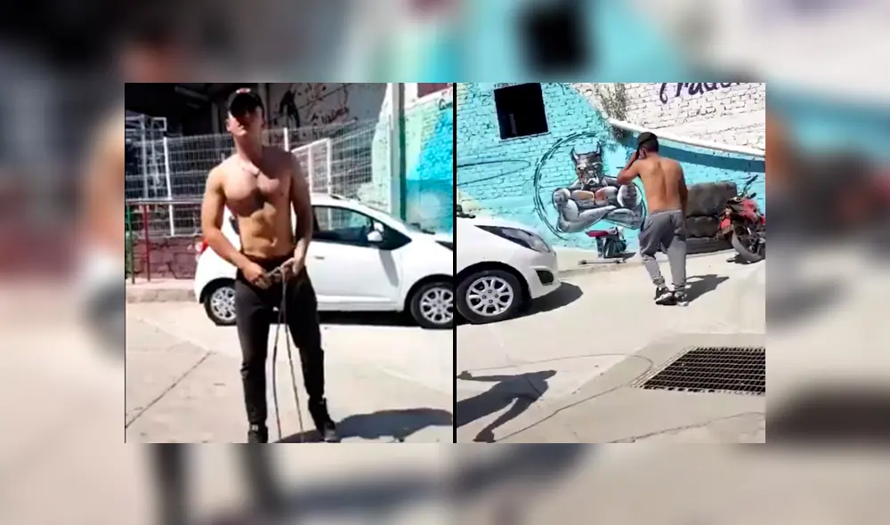 Un grupo de jóvenes no cumplieron las indicaciones de quedarse en casa por la pandemia del COVID-19. (Foto: Captura)