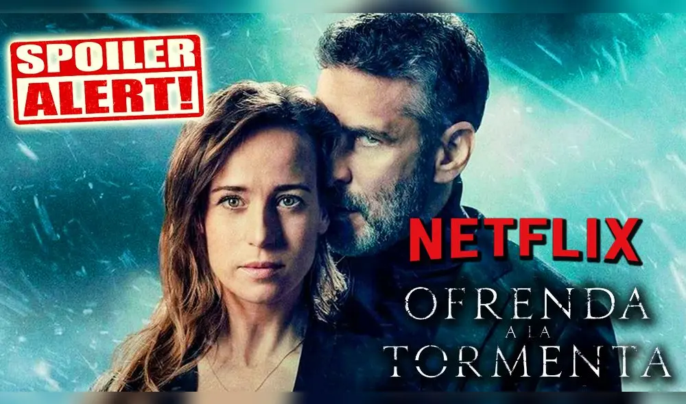 Ofrenda a la tormenta: el complejo e intenso final de la película. Crédito: composición / Netflix