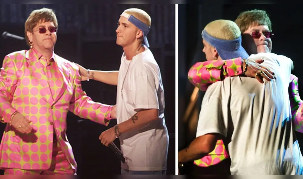 Elton John salvó la vida de Eminem tras consumir cuatro bolsas de heroína Elton John salvó la vida de Eminem tras consumir cuatro bolsas de heroína