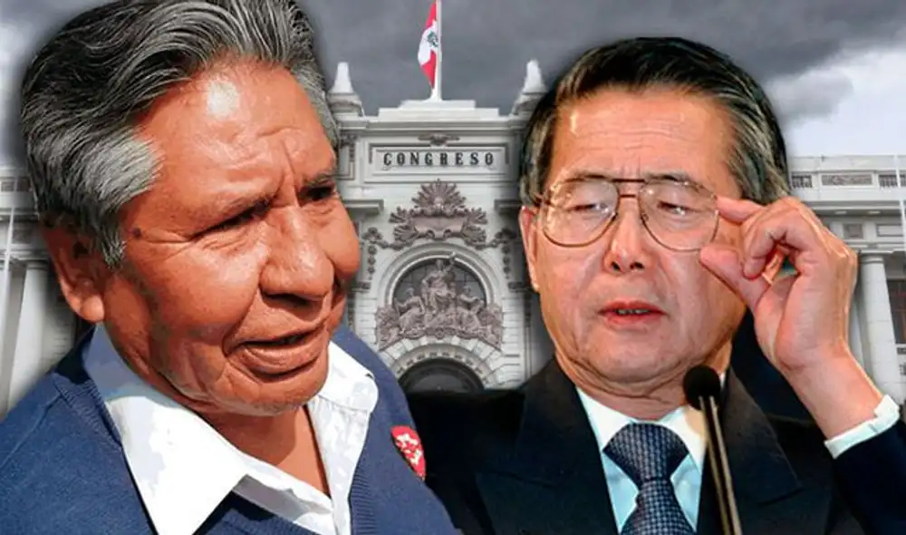 Crisóstomo Benique y Alberto Fujimori. Foto: La República. Crisóstomo Benique y Alberto Fujimori. Foto: La República.