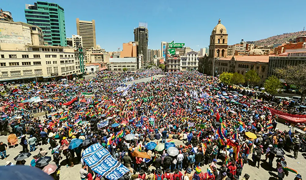 Protestas en Bolivia
