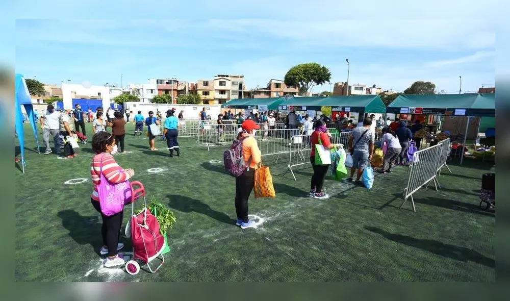 Mercados itinerantes llegaron a todas las ciudades y hasta las zonas más altas del país.