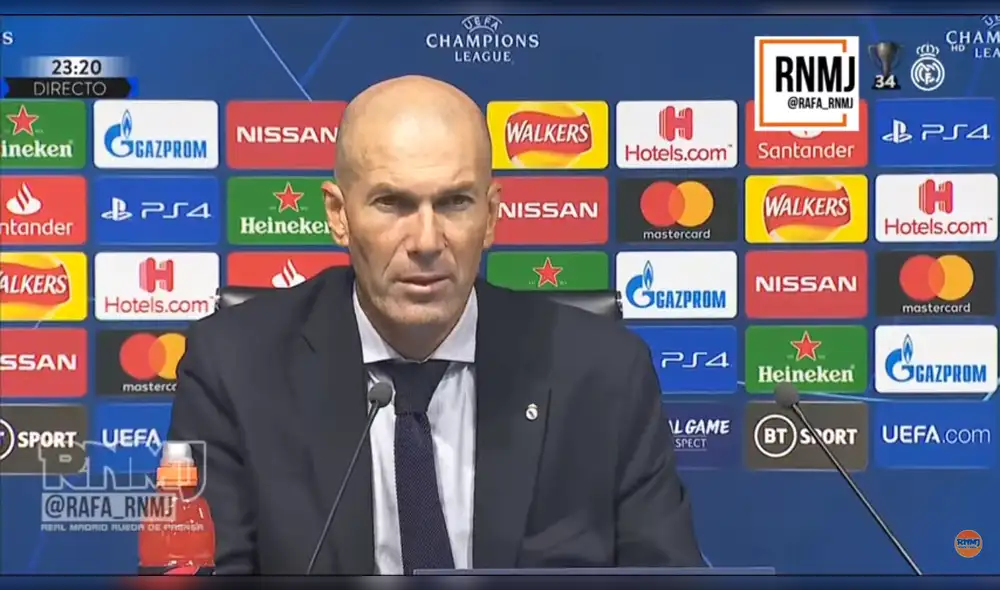 El entrenador del Real Madrid también habló sobre su futuro en el banquillo del cuadro blanco. (Foto: Captura/Youtube) El entrenador del Real Madrid también habló sobre su futuro en el banquillo del cuadro blanco. (Foto: Captura/Youtube)