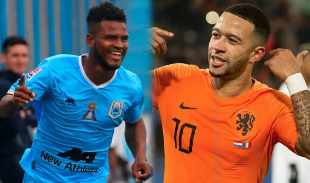 Aldair Rodríguez considera que se parece a Memphis Depay en su mejor momento.