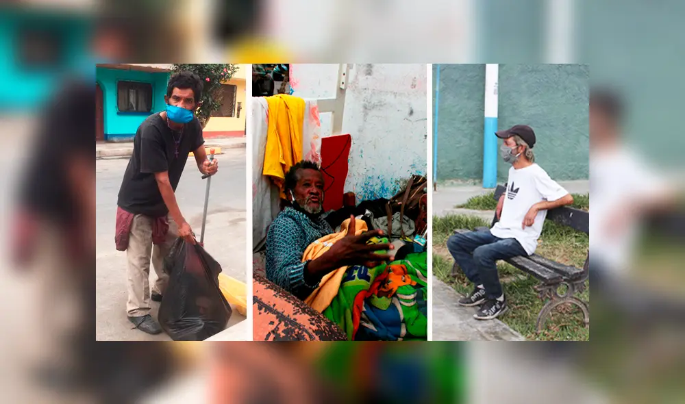 Javier, Ángel y Julio César son solo tres ejemplos de las miles de personas que pasan la pandemia en las calles. (Foto: Elisa Cruz)