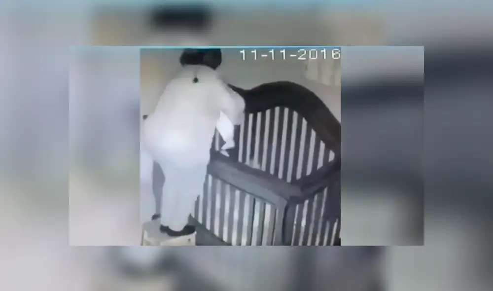 Youtube viral: Abuela intenta colocar a su nieto en la cuna y sufre terrible accidente [VIDEO]