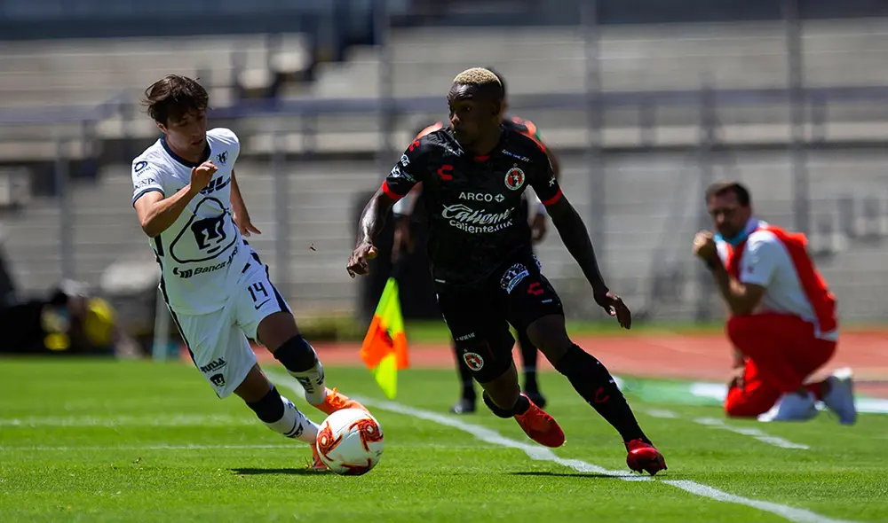 Pumas viene de golear 3-0 a Tijuana en su último partido. Foto: @Xolos Pumas viene de golear 3-0 a Tijuana en su último partido. Foto: @Xolos