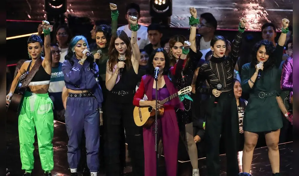 Julieta Venegas presentó el tema "Mujeres" en los Spotify Awards 2020. (Foto: AFP)